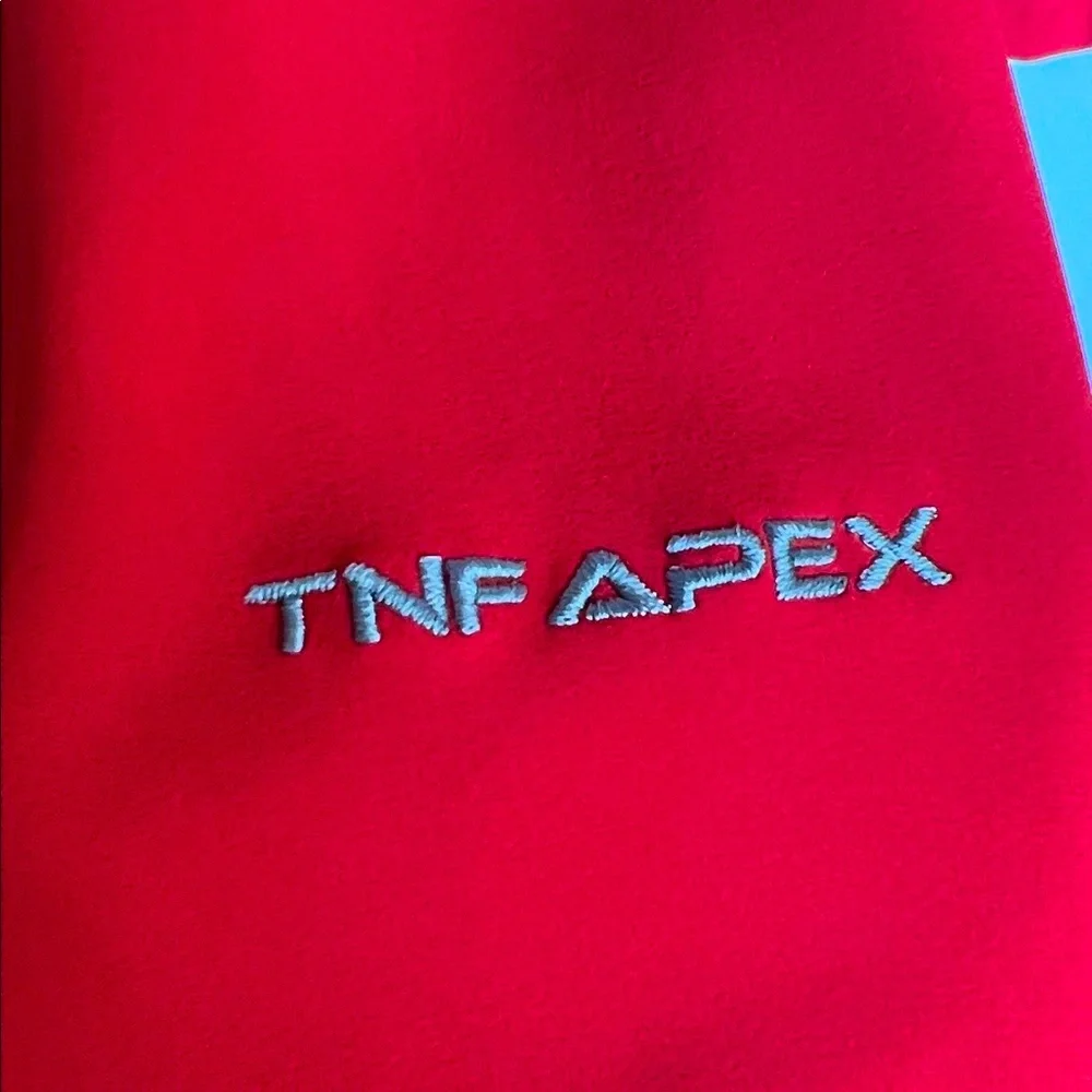 The North Face Apex Ski Snowboard Rain Jacket Red Stitch Logo Men L-Discontinued